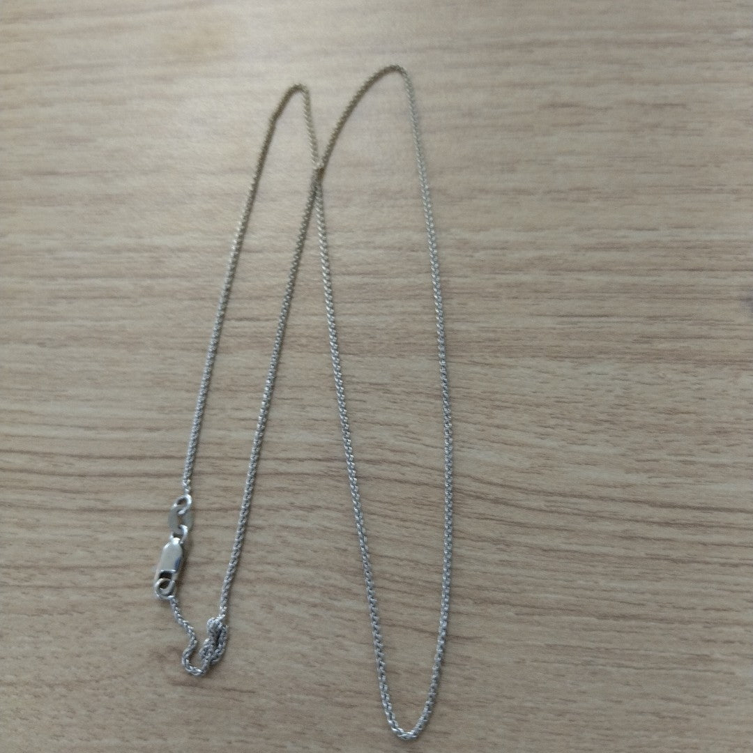 CADENA ORO, ORO BLANCO 14 K 2.3 GRMS (SEMINUEVO)