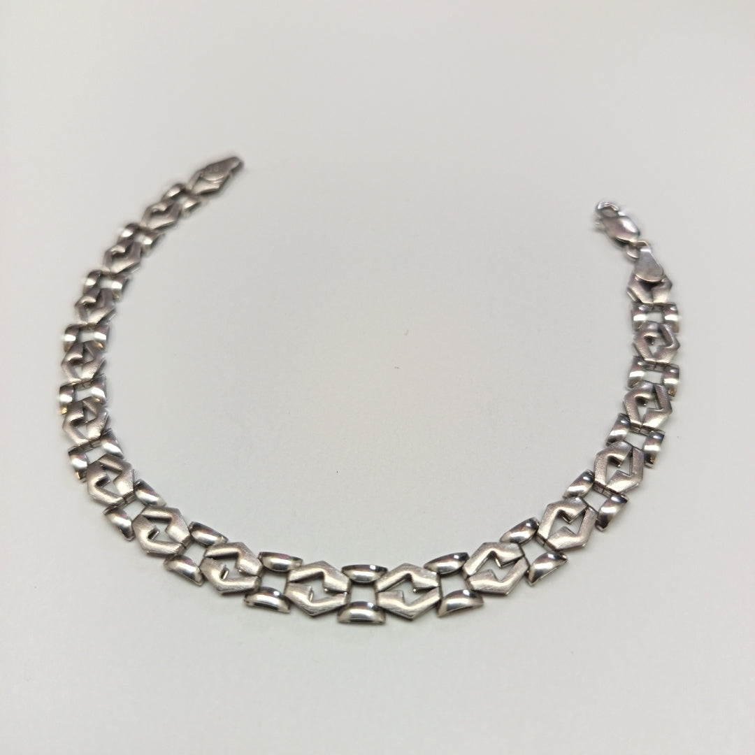 PULSERA ORO BLANCO 14 K 6,00 GRMS (SEMINUEVO)