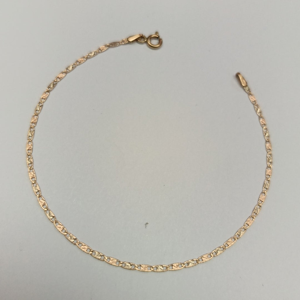 PULSERA ORO COMBINADO 14 K 1,10 GRMS (SEMINUEVO)