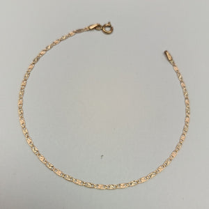 PULSERA ORO COMBINADO 14 K 1,10 GRMS (SEMINUEVO)