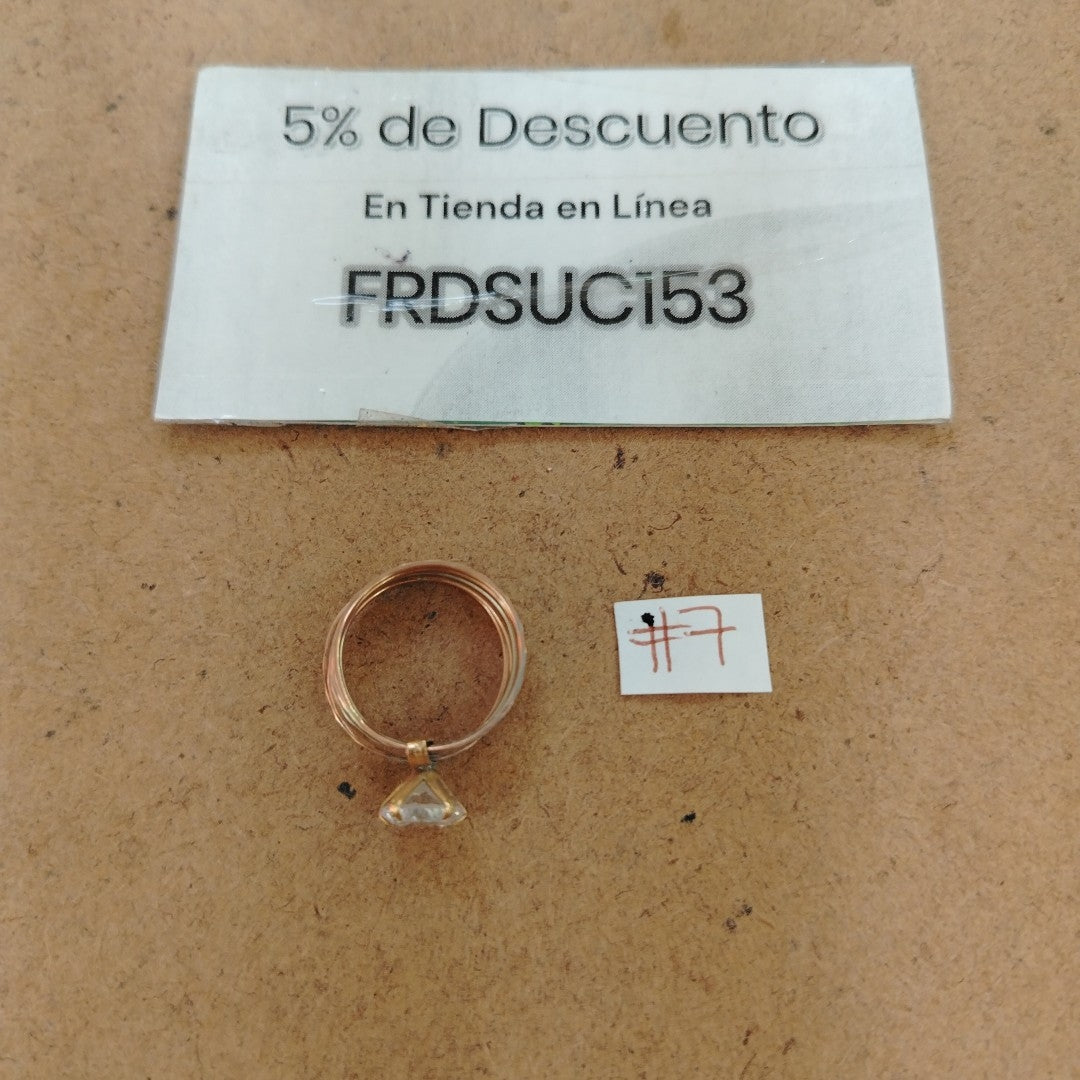 ANILLO ORO 10 K 3.1 GRMS (SEMINUEVO)