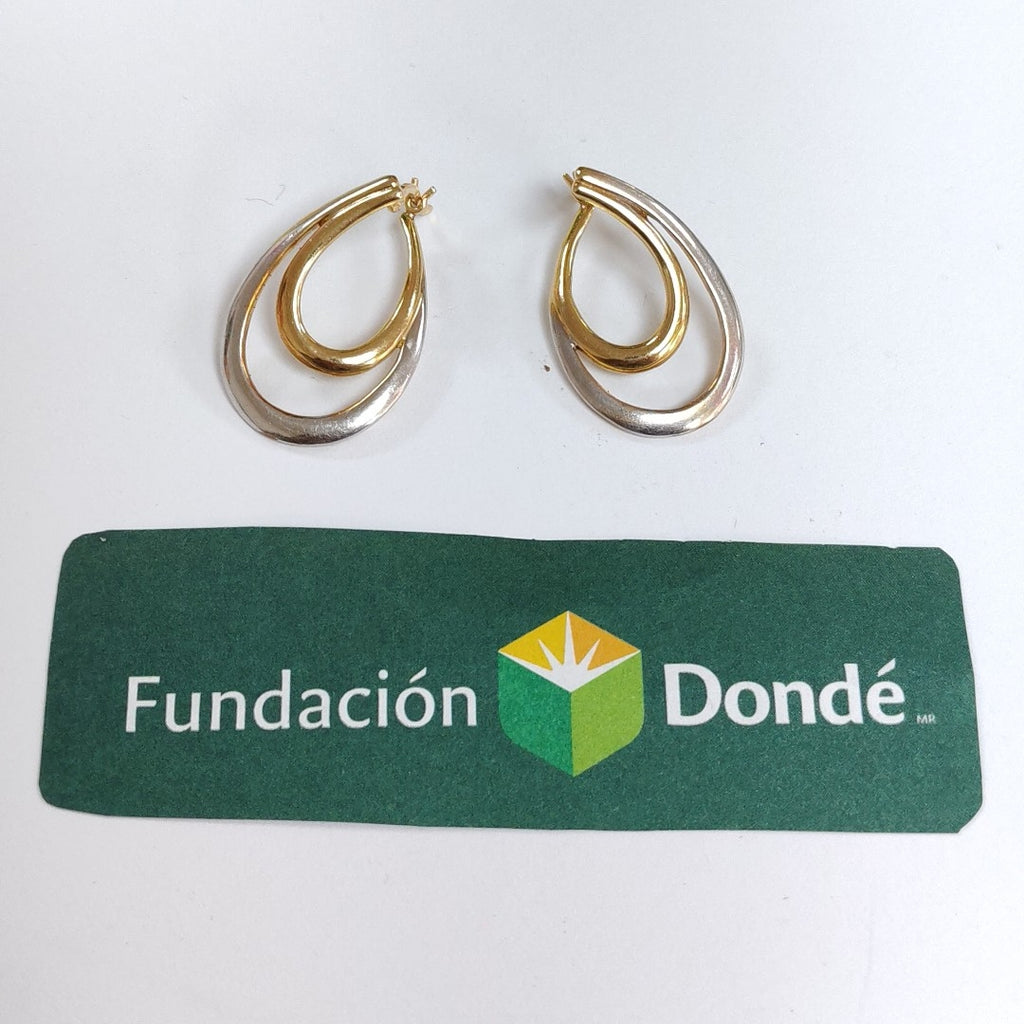 ARETES PAR ORO 10 K 3.6 GRMS (SEMINUEVO)