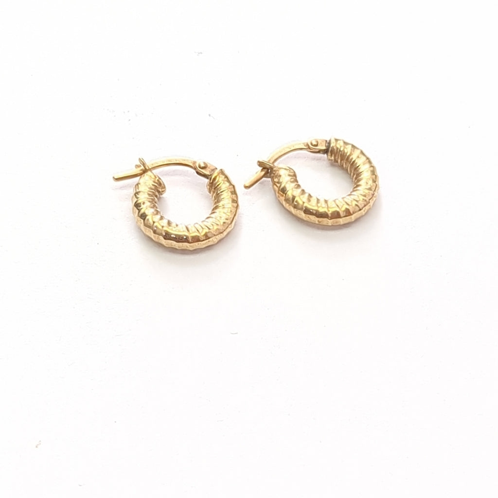 ARRACADAS PAR ORO 14 K 1.1 GRMS (SEMINUEVO)