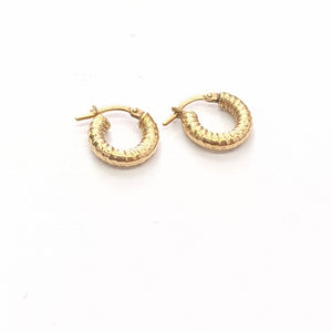 ARRACADAS PAR ORO 14 K 1.1 GRMS (SEMINUEVO)