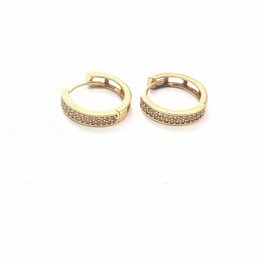 ARRACADAS PAR ORO 14 K 2.2 GRMS (SEMINUEVO)