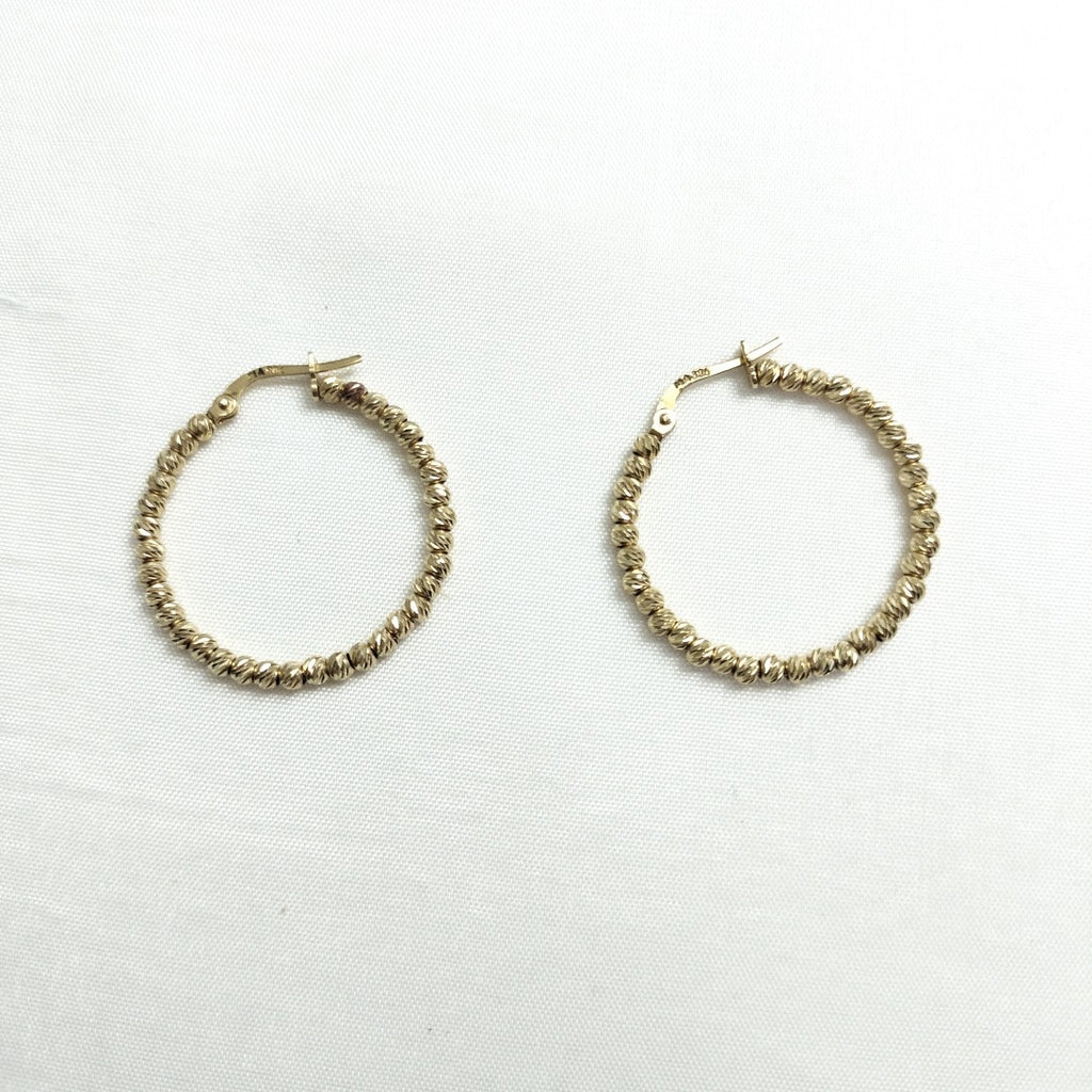 ARRACADAS PAR ORO 14 K 3.7 GRMS (SEMINUEVO)