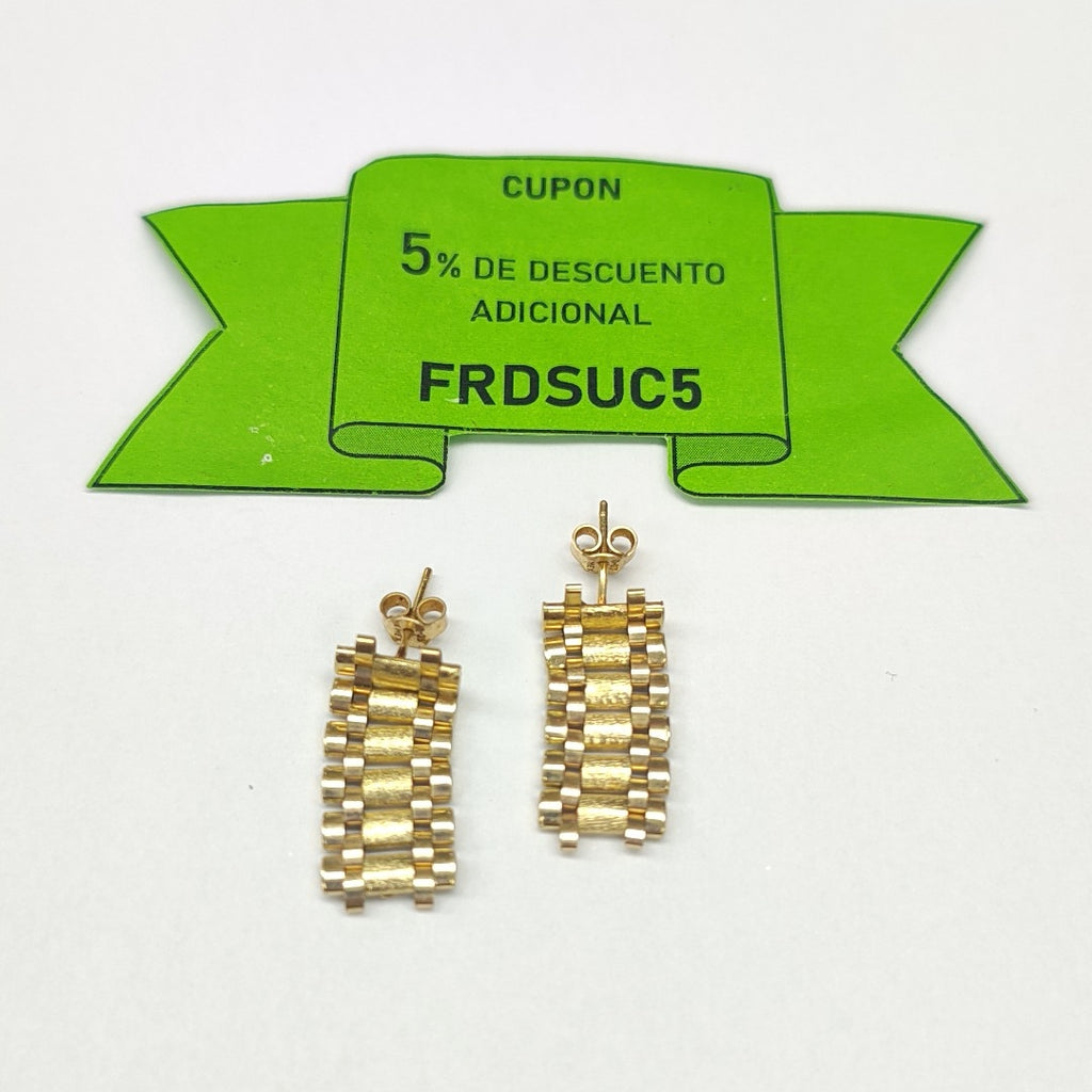 ARETES PAR ORO 10 K 3.3 GRMS (SEMINUEVO)