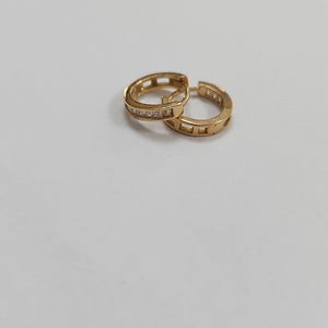 ARRACADAS PAR ORO 14 K 1.7 GRMS (SEMINUEVO)