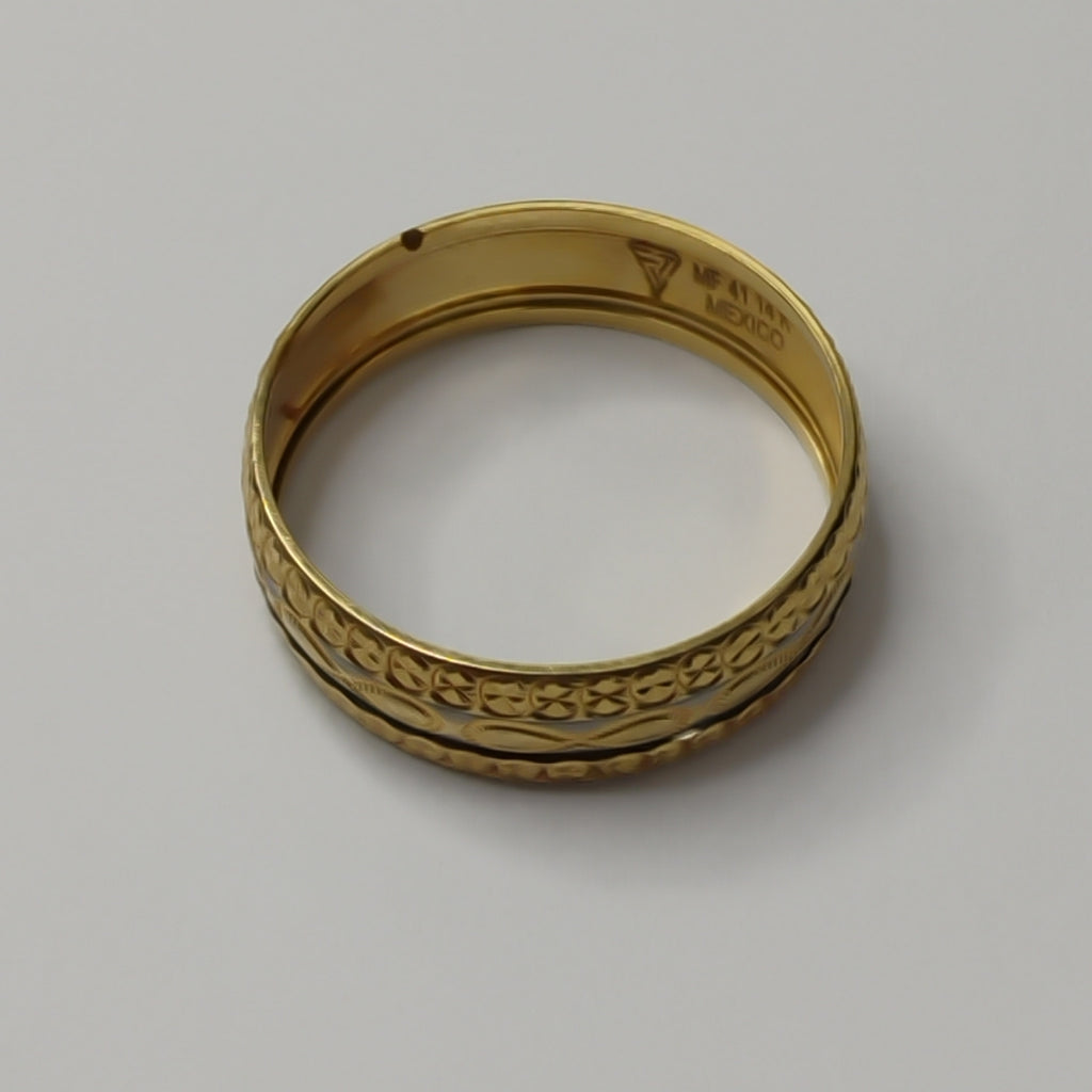 ARGOLLA ORO 14 K 1.9 GRMS (SEMINUEVO)