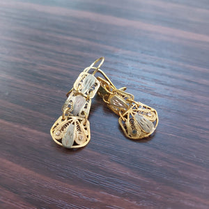 ARETES PAR ORO 8 K 3.3 GRMS (SEMINUEVO)