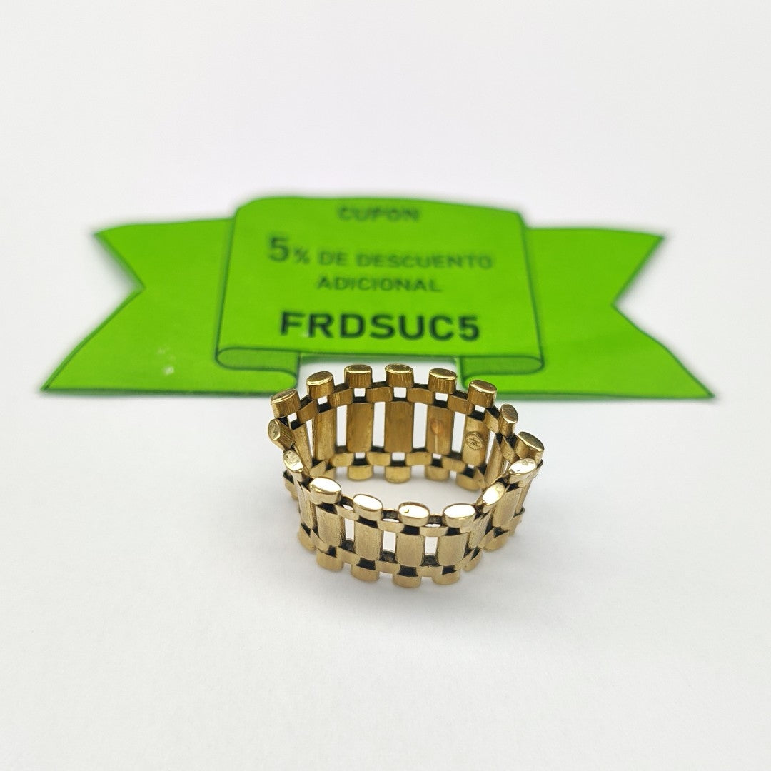 ANILLO ORO 10 K 5.3 GRMS (SEMINUEVO)