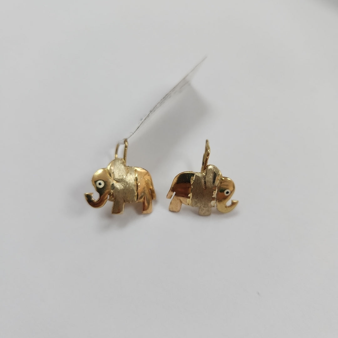 ARETES PAR ORO 14 K 2,20 GRMS (SEMINUEVO)