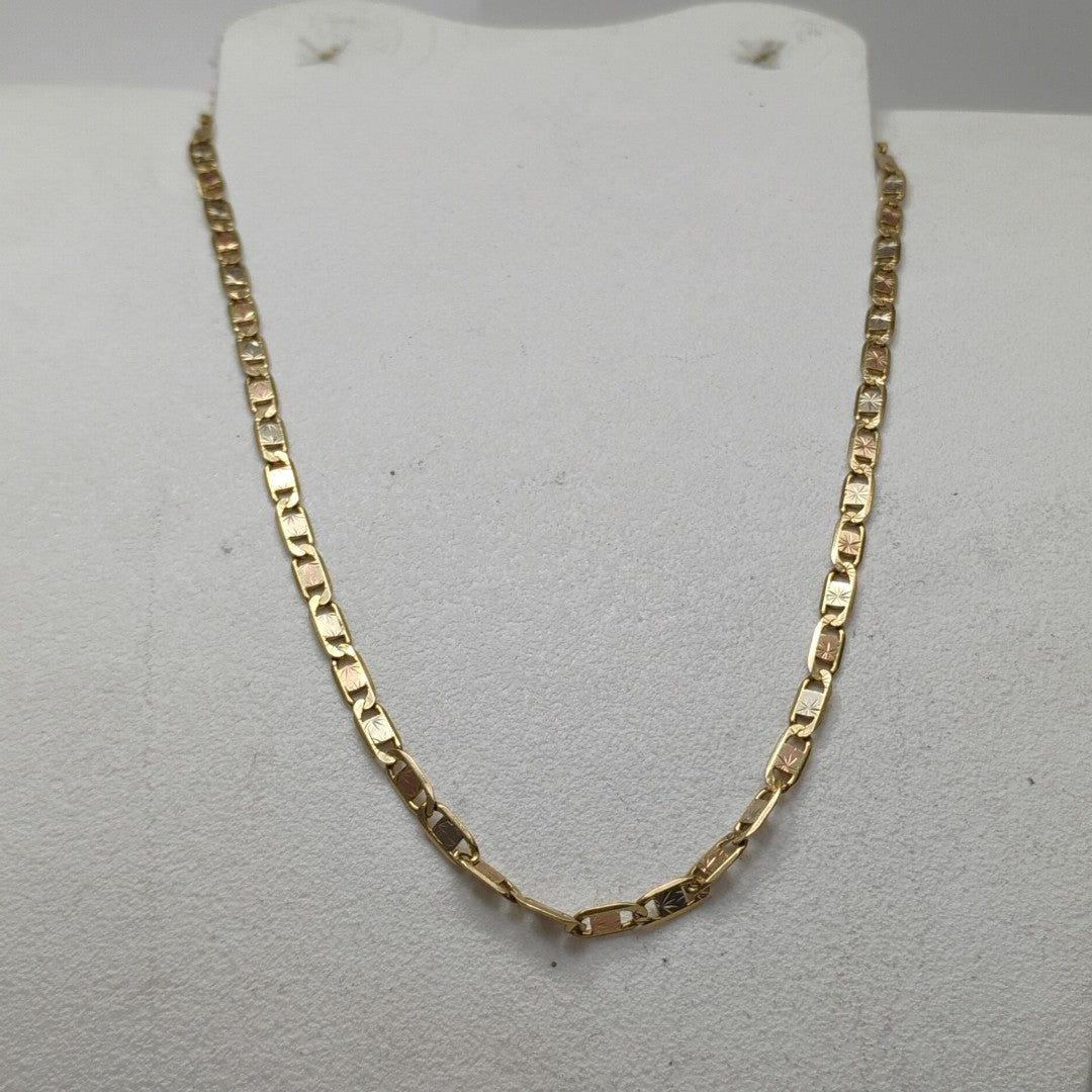 CADENA ORO COMBINADO 14 K 11.8 GRMS (SEMINUEVO)