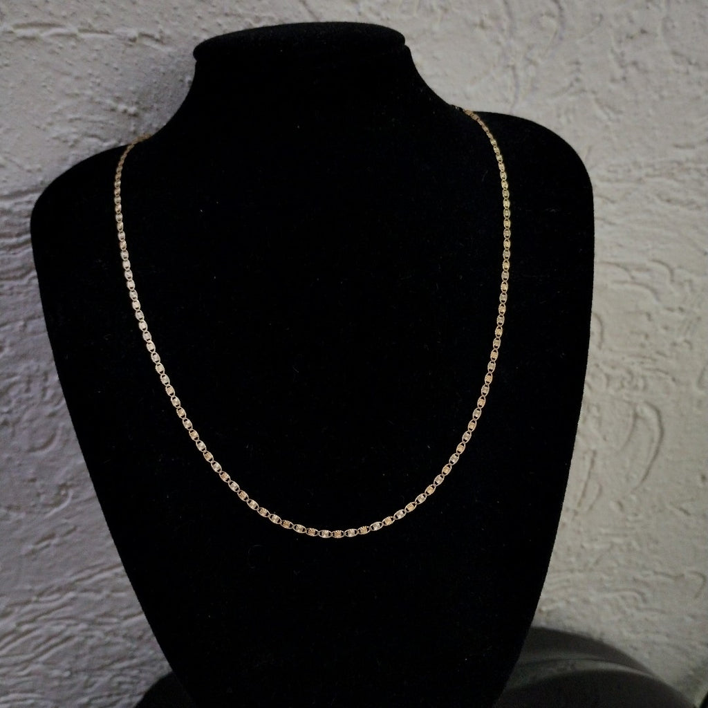 CADENA ORO COMBINADO 10 K 1.3 GRMS (SEMINUEVO)