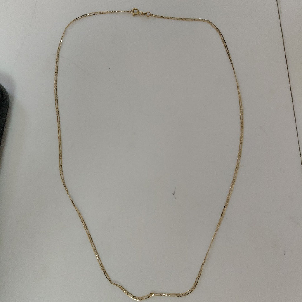 CADENA ORO, RODIADO 14 K 2.8 GRMS (SEMINUEVO)