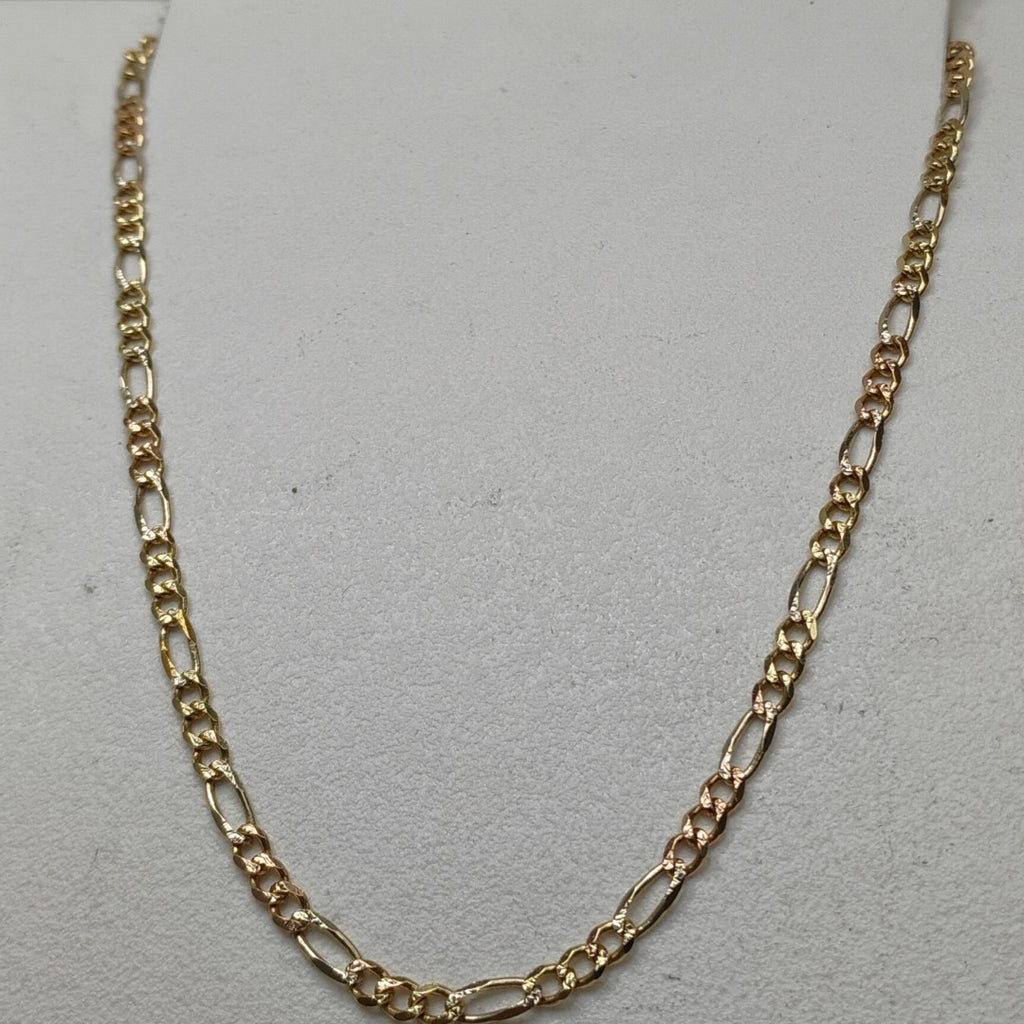 CADENA ORO COMBINADO 14 K 2.8 GRMS (SEMINUEVO)