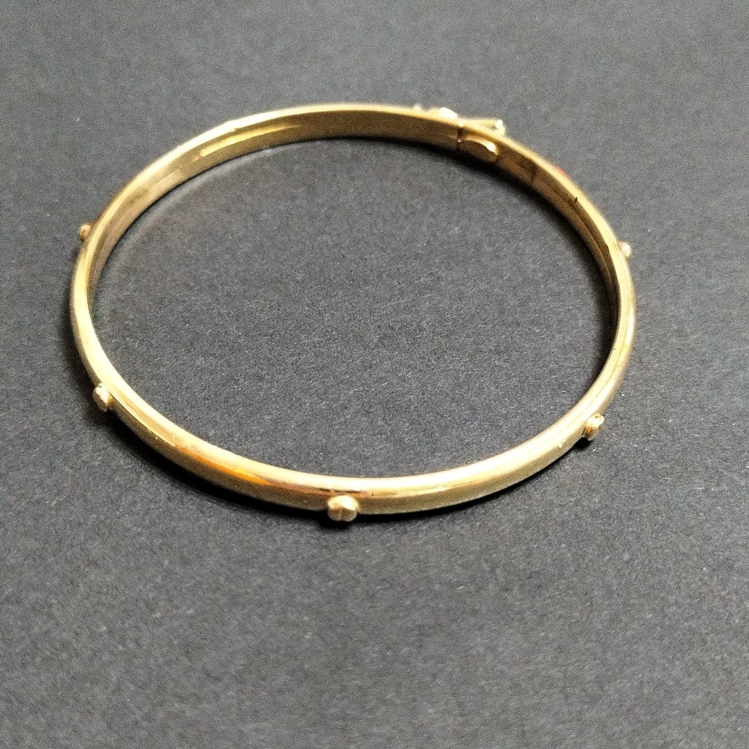 PULSERA RIGIDA ORO 14 K 4,30 GRMS (SEMINUEVO)