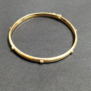 PULSERA RIGIDA ORO 14 K 4,30 GRMS (SEMINUEVO)