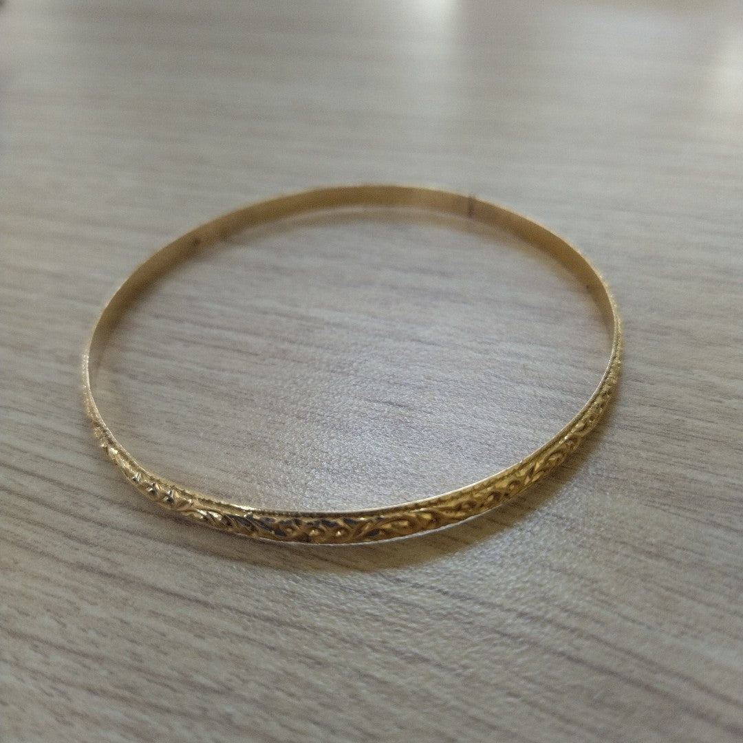 PULSERA RIGIDA ORO 18 K 11,70 GRMS (SEMINUEVO)