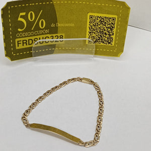 ESCLAVA ORO 14 K 8,20 GRMS (SEMINUEVO)