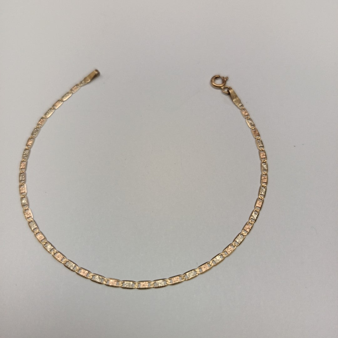 PULSERA ORO COMBINADO 14 K 1,20 GRMS (SEMINUEVO)