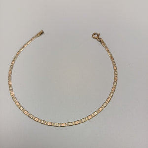 PULSERA ORO COMBINADO 14 K 1,20 GRMS (SEMINUEVO)