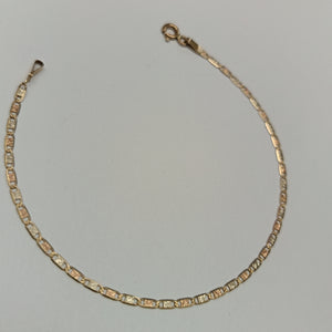 PULSERA ORO COMBINADO 14 K 1,10 GRMS (SEMINUEVO)