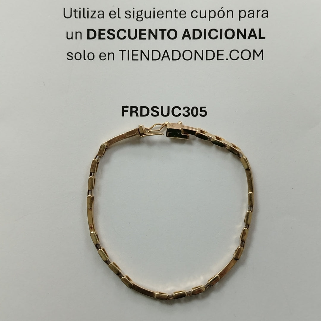PULSERA ORO 14 K 9,90 GRMS (SEMINUEVO)