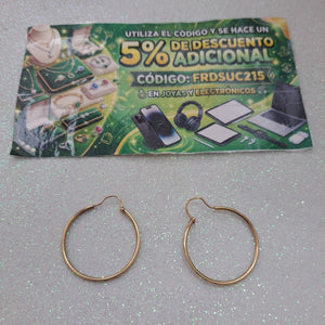 ARRACADAS PAR ORO 10 K 1,80 GRMS (SEMINUEVO)