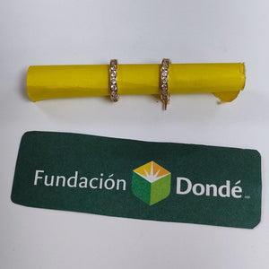 ARRACADAS PAR ORO 14 K 1,60 GRMS (SEMINUEVO)
