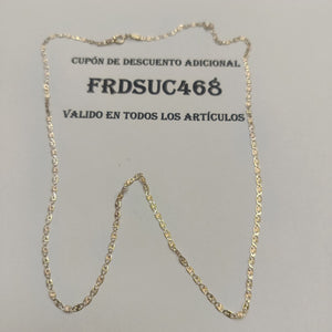 CADENA ORO COMBINADO 10 K 2.7 GRMS (SEMINUEVO)