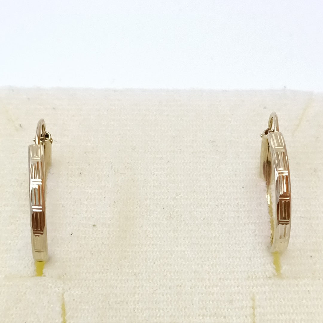 ARRACADAS PAR ORO 10 K 1.5 GRMS (SEMINUEVO)
