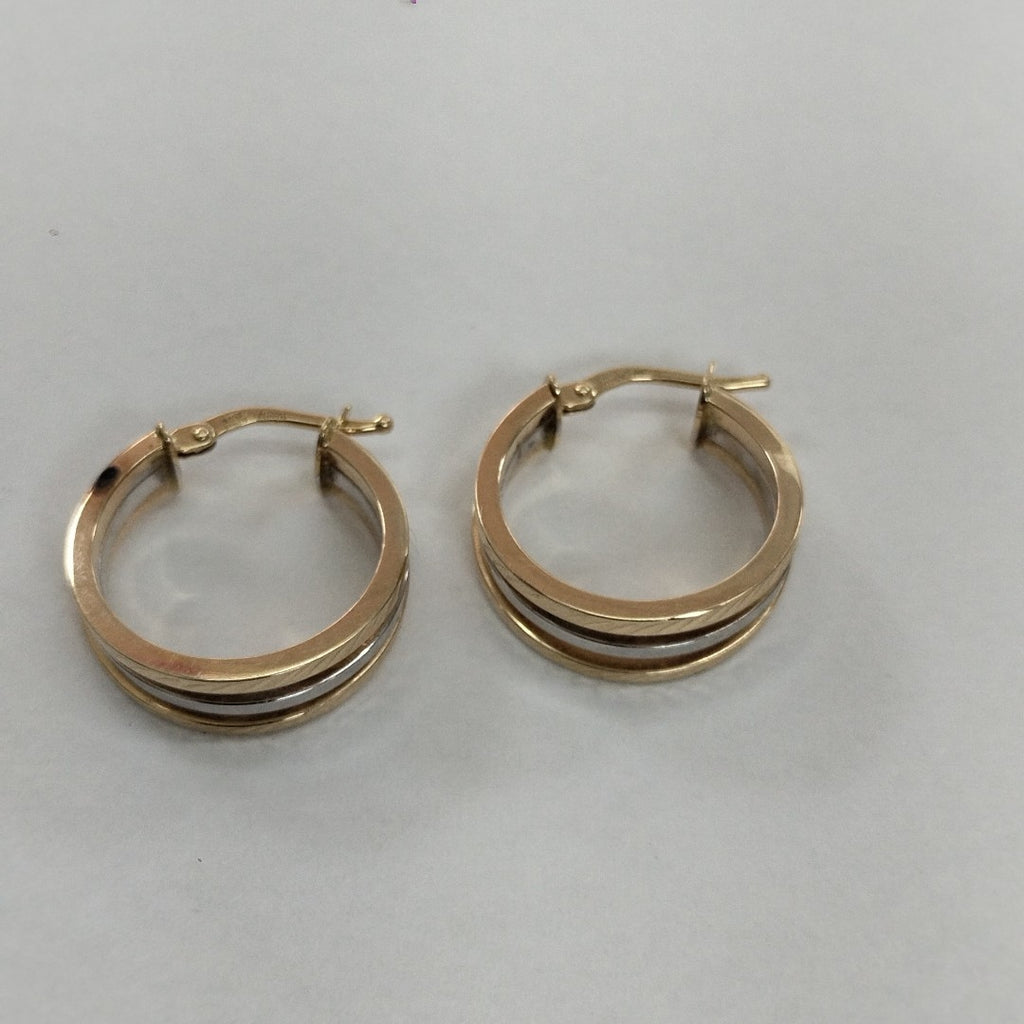 ARRACADAS PAR ORO COMBINADO 10 K 2,20 GRMS (SEMINUEVO)