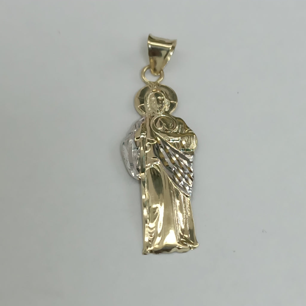 DIJE SAN JUDAS COMBINADO 14K 0.6 GR DCSJ 1 (NUEVO)