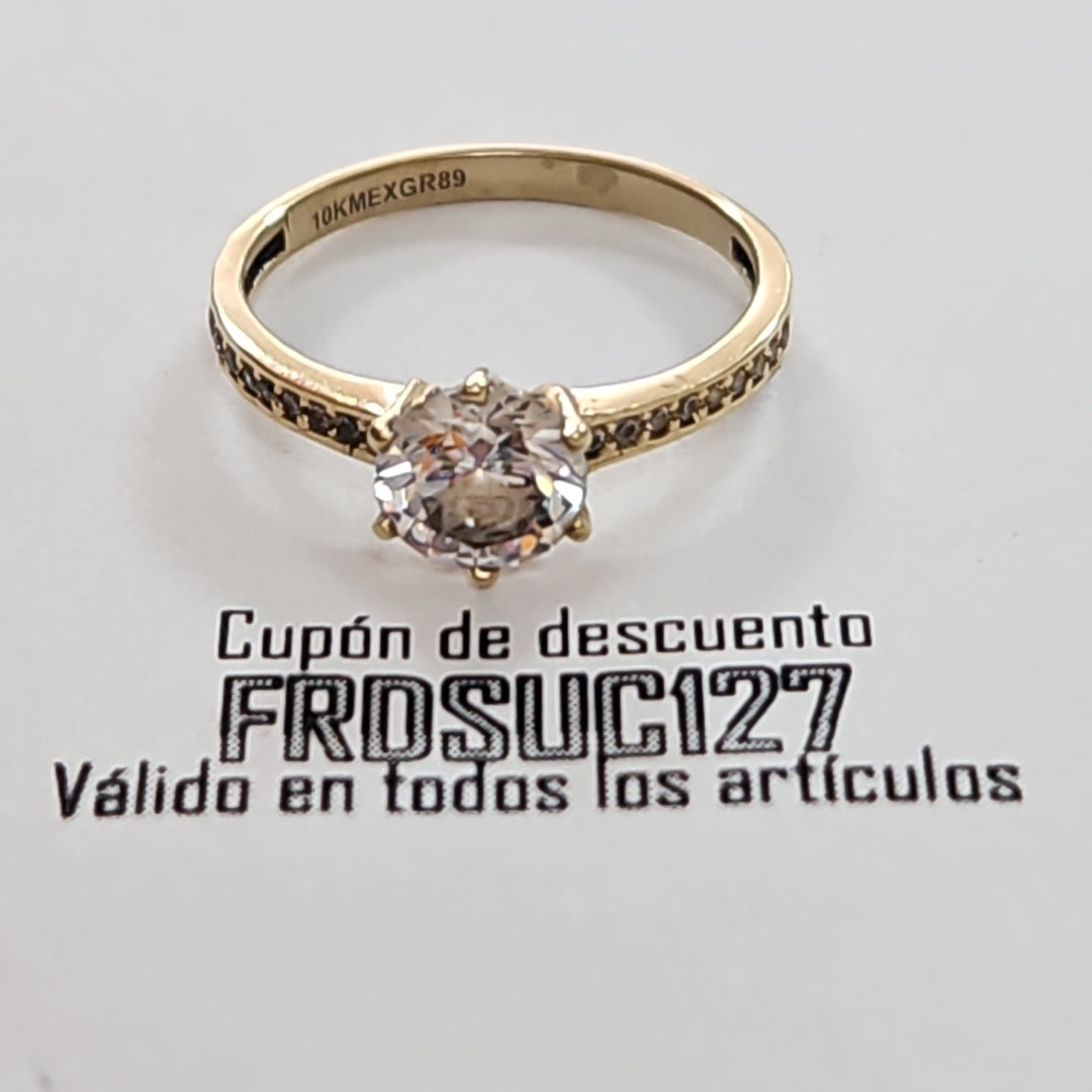 SOLITARIO ORO 10 K 1.7 GRMS (SEMINUEVO)