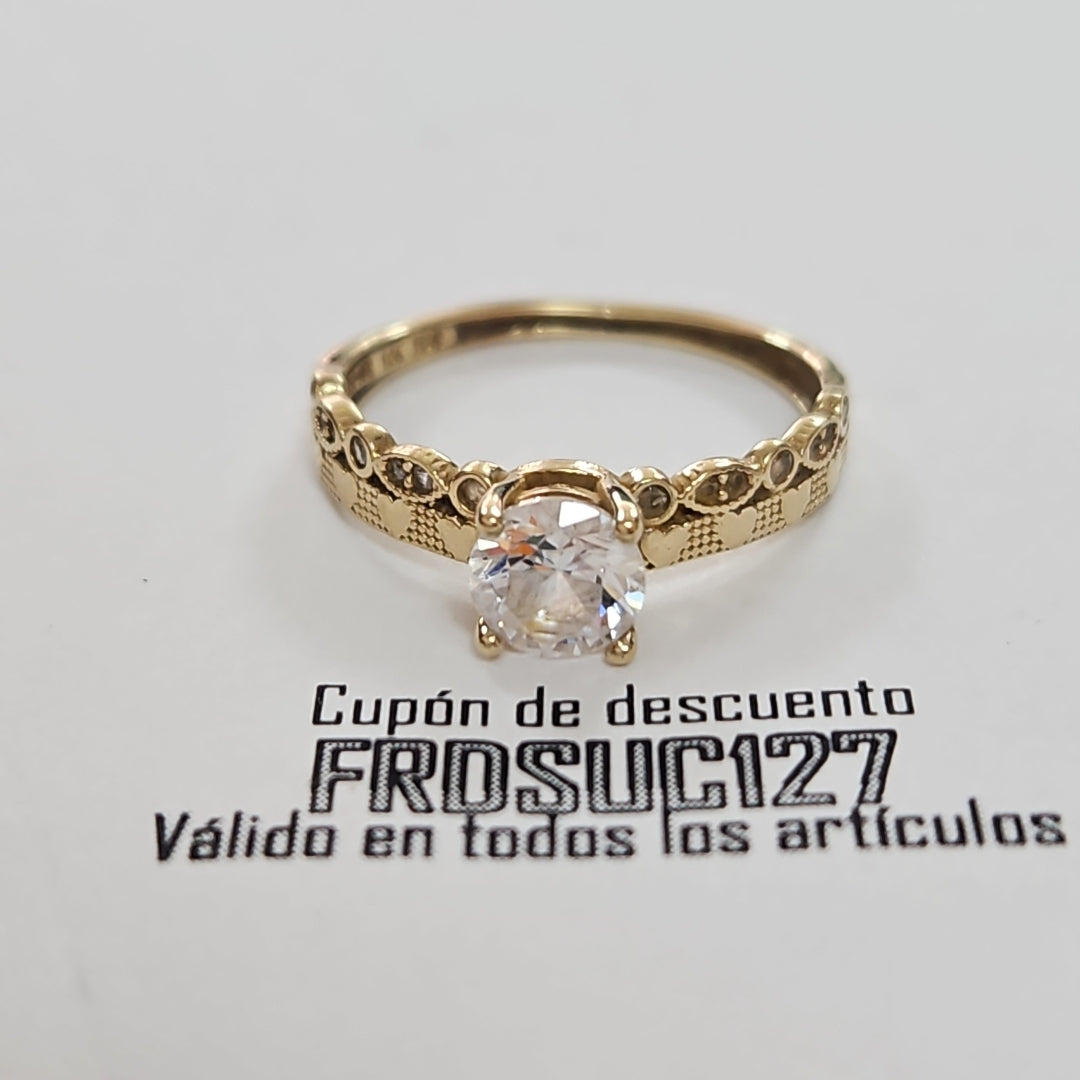 SOLITARIO ORO 10 K 2.2 GRMS (SEMINUEVO)
