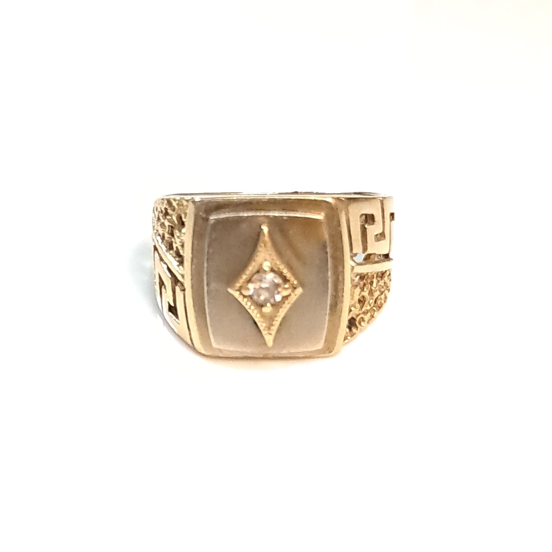 ANILLO ORO 14 K 5.3 GRMS (SEMINUEVO)