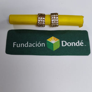 ARRACADAS PAR ORO 10 K 2.3 GRMS (SEMINUEVO)