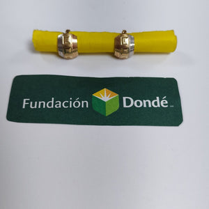 ARETES PAR ORO 10 K 2.3 GRMS (SEMINUEVO)