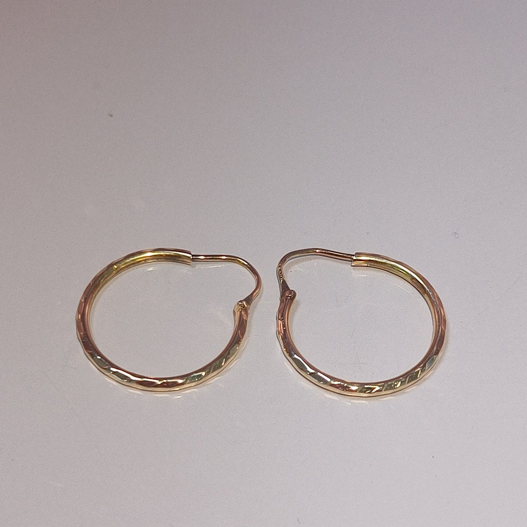 ARRACADAS PAR ORO 14 K 1,40 GRMS (SEMINUEVO)