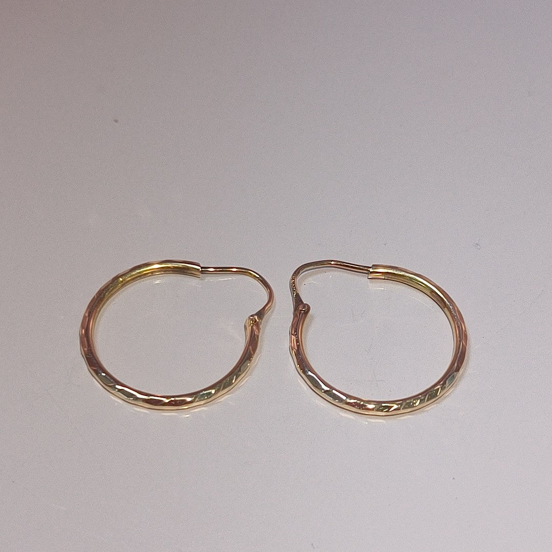 ARRACADAS PAR ORO 14 K 1,40 GRMS (SEMINUEVO)