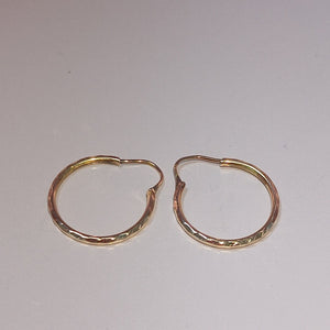 ARRACADAS PAR ORO 14 K 1,40 GRMS (SEMINUEVO)