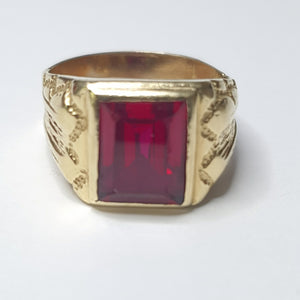 ANILLO ORO 10 K 6.6 GRMS (SEMINUEVO)