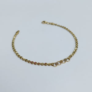 PULSERA ORO, ORO COMBINADO 14 K 2.9 GRMS (SEMINUEVO)