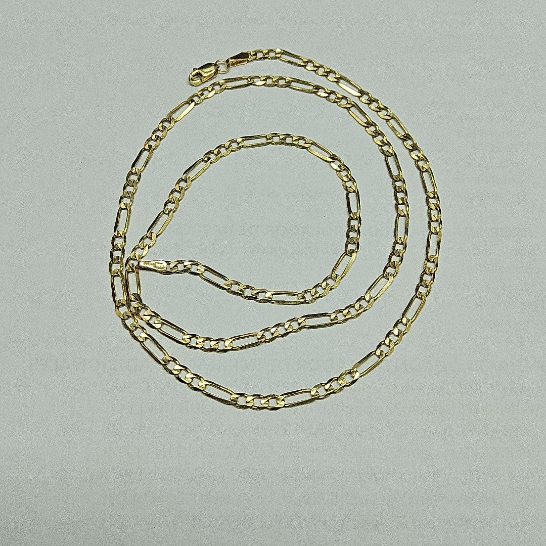 CADENA 3X1 14K 55 CM 7.1 GR (NUEVO)