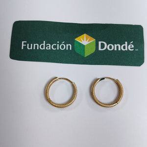 ARRACADAS PAR ORO 10 K 2.2 GRMS (SEMINUEVO)