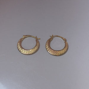ARRACADAS PAR ORO 10 K 1.4 GRMS (SEMINUEVO)