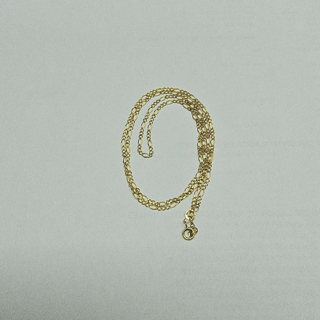 CADENA TEJIDO 3X1 14K 55 CM 2.3 GR (NUEVO)