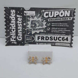 BROQUELES PAR ORO 14 K 2,60 GRMS (SEMINUEVO)