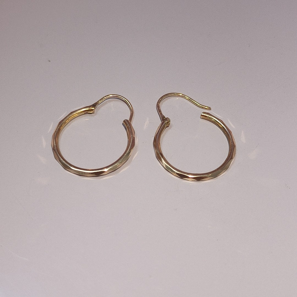 ARRACADAS PAR ORO 14 K 1,50 GRMS (SEMINUEVO)